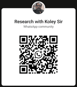 WhatsApp Community QR Code - Research with Koley Sir